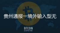 貴州通報一境外輸入型無癥狀感染者調查處置情況