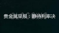 貴金屬早報：靜待利率決議，貴金屬高位盤整