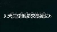 貝殼二季度總交易額達6395億元,凈收入138億元