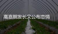 高嘉朗發長文公布戀情 文案要點有兩個