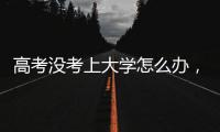 高考沒考上大學怎么辦，沒考上大學，怎么辦