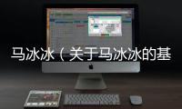 馬冰冰（關于馬冰冰的基本情況說明介紹）