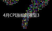 4月CPI漲幅回落至3.3%