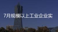 7月規(guī)模以上工業(yè)企業(yè)實現(xiàn)利潤同比下降5.4%%