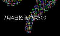 7月4日招商滬深300地產等權重指數A凈值下跌1.31%