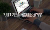 7月12日中信建投滬深300指數增強C凈值下跌0.75%