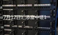 7月12日匯添富中證1000ETF凈值下跌0.31%