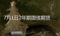 7月1日2年期國債期貨主力合約TS2409下行0.08%