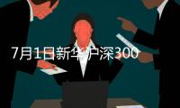 7月1日新華滬深300指數(shù)增強(qiáng)C凈值上漲0.44%