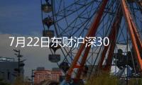 7月22日東財(cái)滬深300指數(shù)發(fā)起式A凈值下跌0.66%