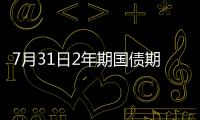 7月31日2年期國債期貨主力合約TS2309下行0.01%