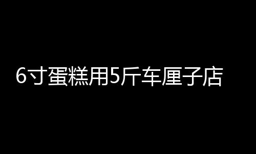 6寸蛋糕用5斤車厘子店家道歉：客服能力不足