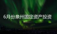 6月份泉州固定資產投資增長6.0% 連續兩月單月正增長