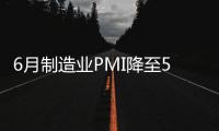 6月制造業PMI降至50.1% 創5個月以來新低