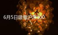6月5日建信滬深300紅利ETF凈值上漲0.47%