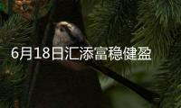 6月18日匯添富穩健盈和一年持有混合凈值1.0738元，增長0.07%