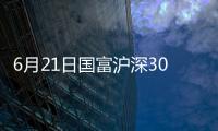 6月21日國富滬深300指數增強凈值下跌1.17%