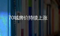 70城房價持續上漲