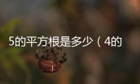 5的平方根是多少（4的平方根是多少）