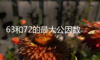 63和72的最大公因數 63和72的最大公因數是多少