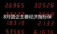 8月國企主要經濟指標保持增長態勢 資產負債水平下降