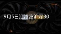 9月5日匯添富滬深300基本面增強指數A凈值上漲0.04%