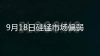 9月18日硅錳市場偏弱運(yùn)行