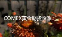 COMEX黃金期貨收漲0.3%