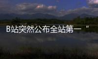 B站突然公布全站第一“網紅”居然是