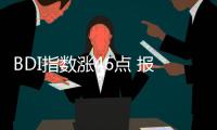 BDI指數漲46點 報1632點
