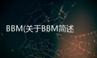 BBM(關于BBM簡述)