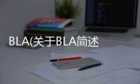 BLA(關于BLA簡述)