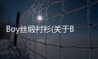 Boy絲緞襯衫(關于Boy絲緞襯衫簡述)