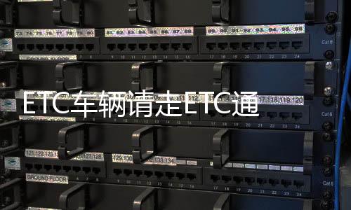 ETC車輛請走ETC通道！