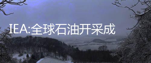 IEA:全球石油開(kāi)采成本2010年預(yù)計(jì)將增長(zhǎng)約10%