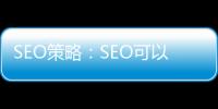 SEO策略：SEO可以分為5個層次