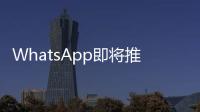 WhatsApp即將推出狀態反應通知功能