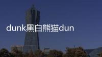 dunk黑白熊貓dunk