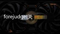 forejudge(關于forejudge簡述)