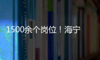 1500余個崗位！海寧急需這些人才→