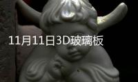 11月11日3D玻璃板塊跌幅達3%,產業數據