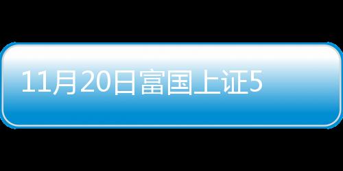 11月20日富國上證50基本面精選股票發起式C凈值上漲0.34%