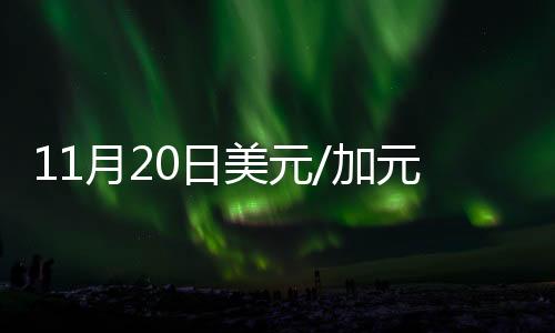 11月20日美元/加元、歐元/美元技術(shù)分析