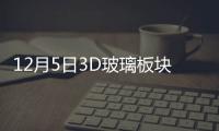 12月5日3D玻璃板塊漲幅達(dá)2%,產(chǎn)業(yè)數(shù)據(jù)