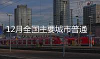 12月全國主要城市普通平板玻璃售價趨勢,市場研究