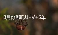 3月份哪吒U+V+S車型交付10087臺