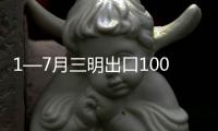 1—7月三明出口100多億元 增幅位居全省首位