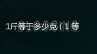 1斤等于多少克（1 等于多少）