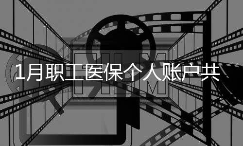 1月職工醫保個人賬戶共濟人次達3363.06萬