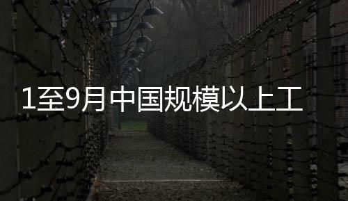 1至9月中國(guó)規(guī)模以上工業(yè)企業(yè)利潤(rùn)同比增長(zhǎng)7.9%